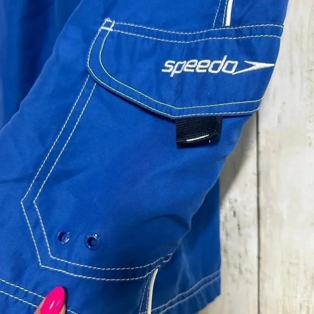 Speedo Blue Swim Shorts Size Small - Picture 3 of 5